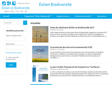 Tablet Screenshot of eolien-biodiversite.com